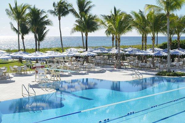 Newly renovated pool deck photography on the ocean.