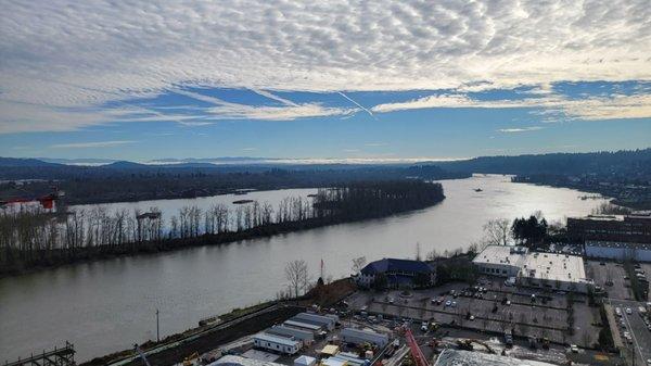 View from the balcony