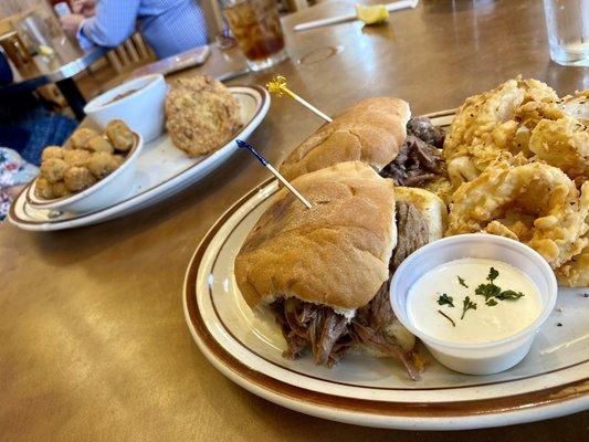 Pot roast sliders special