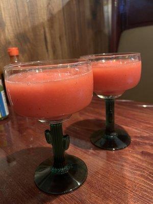 Frozen Strawberry Margaritas