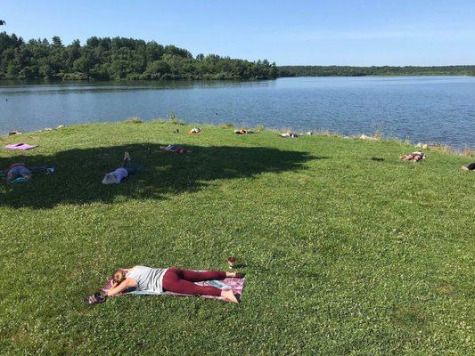 Outdoor Yoga at Thousand Hills Sate Park