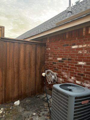 Stain fence