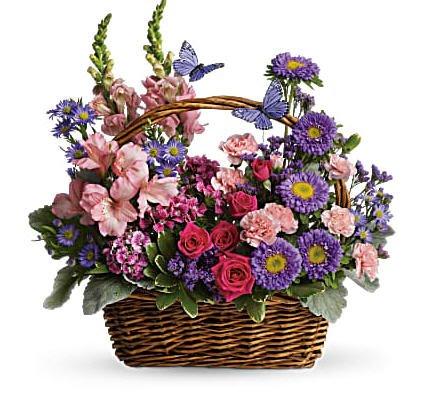 Country Blooms Basket