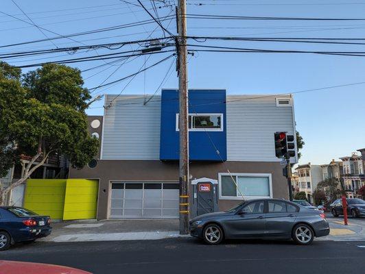 Old Color Scheme where you could see Blue and Lime Green (The top of the home had the new Hardie Plank)