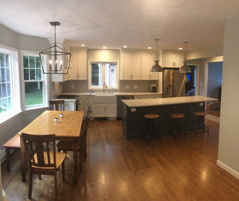 Kitchen remodel with island