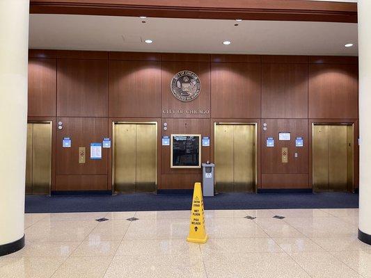 City of Chicago offices in DePaul Center.