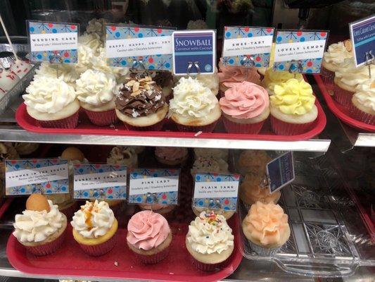 So many cupcakes to choose from.