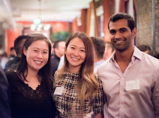 DeWinter Consulting's Cynthia Jin at the Fall 2017 Happy Hour.