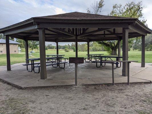 Picnic shelter at Haikey Creek Park, Broken Arrow