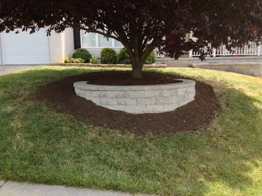 New retention wall for our client in Newark.