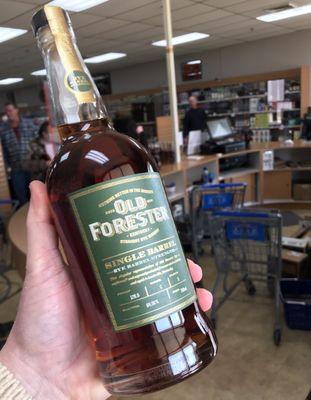 Old Forester Barrel Proof Rye