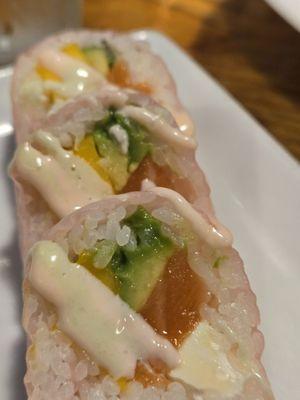 Mango Fandango sushi rolls!!!  These are slightly sweet and delicious!!!