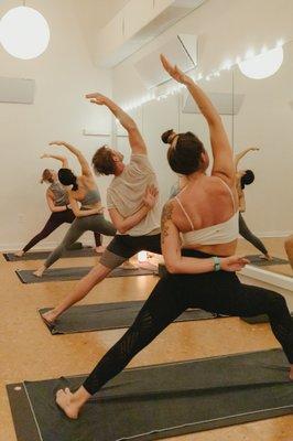 YOGA ROOM FEATURING CORK FLOORING