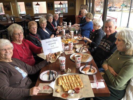 Our Friday morning "Lunch Bunch"