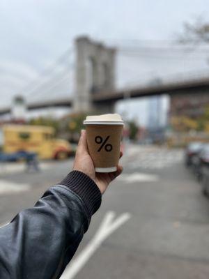 Sorry, I had to take this photo. When you get the perfect coffee and perfect city in one shot , take it! - IG: gerry_rupert