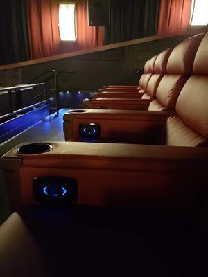 Electric recliners - nice seating.