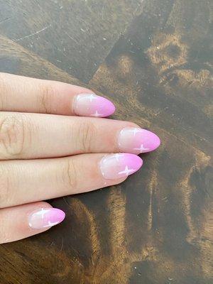 Ombre nail design