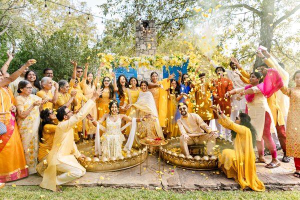 Italian themed Haldi