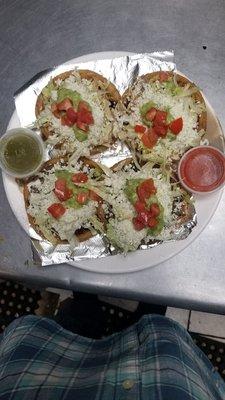 Tostadas de pollo