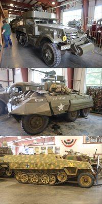 M3 Half-Track, M20 Armored Car, Sd.Kfz German Half-Track