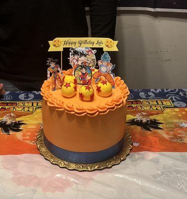 Dragon ball z birthday cake