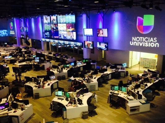 Largest newsroom in the world, per Univision