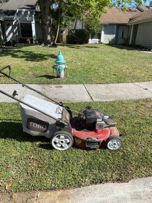 Toro Lawnmower from ACE Hardware.