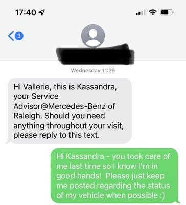 World class customer service and care!