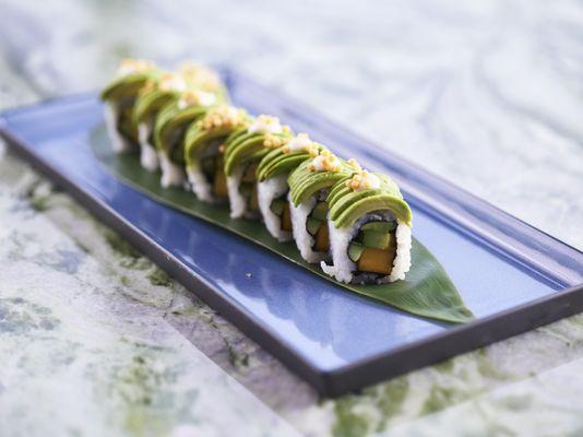 Crown Block Avocado Crunch Roll