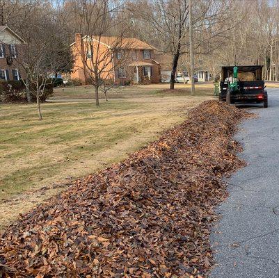 Curbside debris removal.