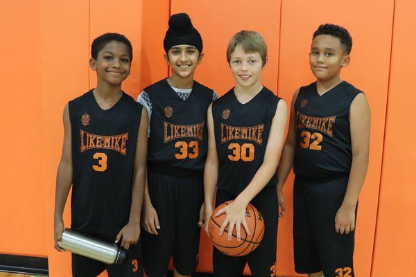 Elementary AAU Team Players