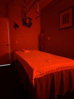 Evergreen Massage, very relaxing and peaceful, calming music, very friendly lady and well spoken, respectful and attentive,