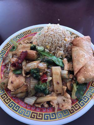 Just as good as I remembered! Chicken vegetable deluxe served piping hot and full of flavor. Yum! The mongolian beef was also excellent.