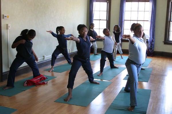 After-school class for neighborhood kids