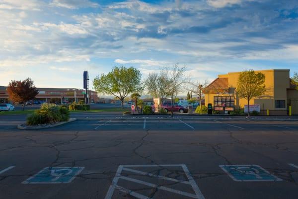 Looking out our front door. Thank you Rex Jones Photography for the great interior and exterior photos.