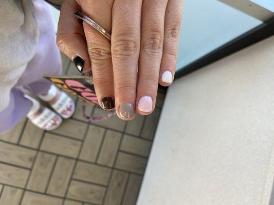 SNS manicure