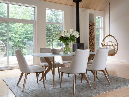 Customizable Canadel dining sets, choose from thousands of styles to build your dream set.