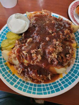 BBQ baked potato