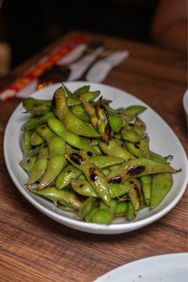 Charred Edamame