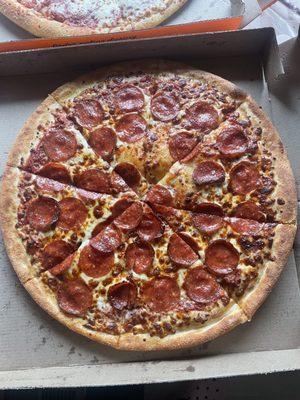 Pepperoni pizza