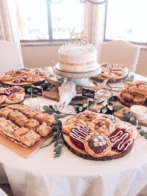 Cookie Corner presentation at my shower