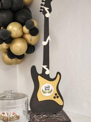 Chocolate guitar (2-3 ft tall!)