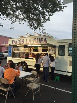 Lunch Truck!! In the corner shopping center! Looks promising!