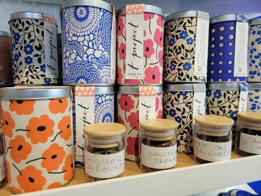 Fabulous tea in gorgeous canisters