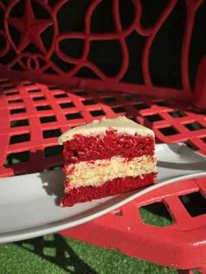 Red velvet Cheese Cake slice