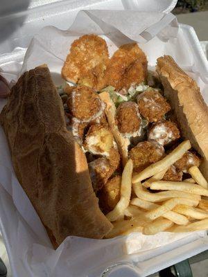 Falafel Baguette + Schnitzel