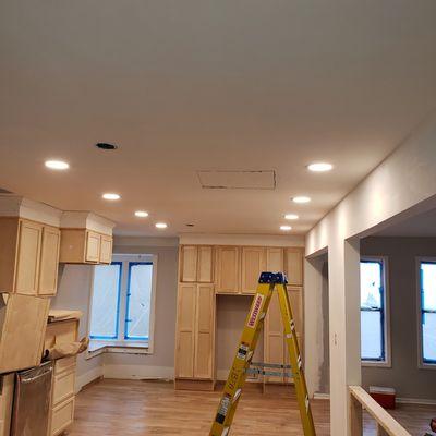 Recessed lighting (Kitchen Remodel)