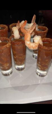 These are the clamato shots and omg they were amazing! No alcohol in this