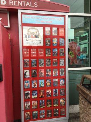 Red Box DVD Kiosk Outside