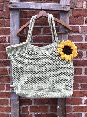 Handmade farmers market tote